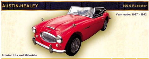 1957-1962 Austin Healy 100,6 and Roadster Front Seat Upholestery Kit - Vinyl