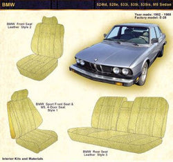 1982-1988 BMW 524td, 528e, 533i, 535i, 535is, M5 and Sedan Front Center Armrest Cover - Vinyl